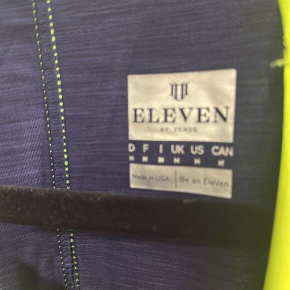 Women's Navy and Neon Yellow Long Sleeve Top Eleven by Venus Williams - NWOT Med - Picture 3 of 5
